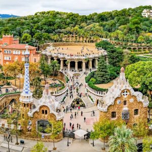Barcelona zöld arca